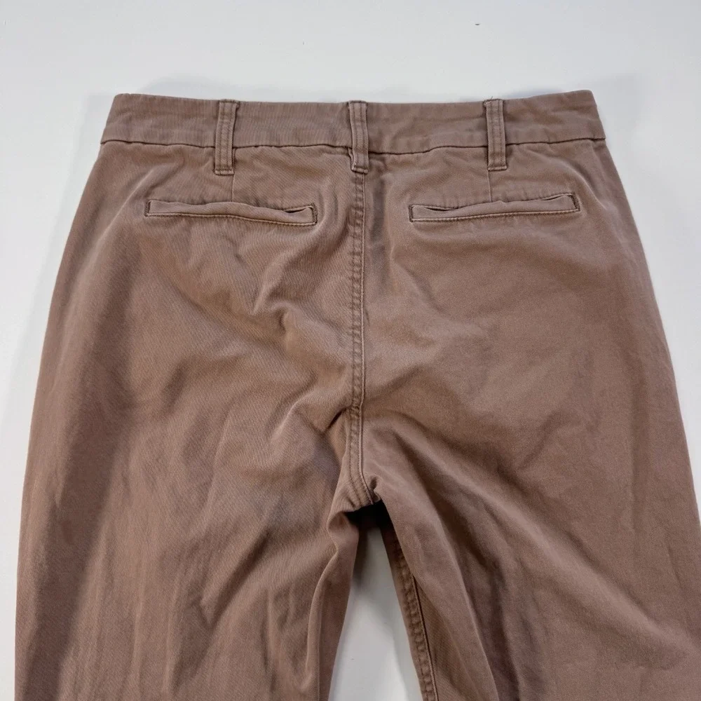 J CREW Girlfriend Chino Khaki Pant Womens 2 Tan AD156 - Picture 7 of 14